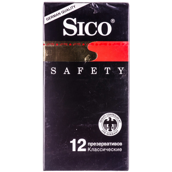 ПРЕЗЕРВАТИВЫ SICO SAFETY КЛАССИЧ. УП., №12