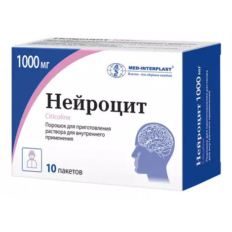 НЕЙРОЦИТ ПАК., ПОР., 1000МГ 5Г, №10