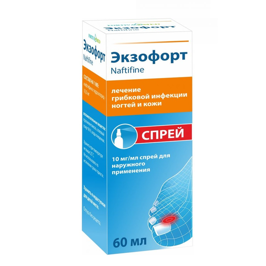 ЭКЗОФОРТ ФЛ., СПРЕЙ, 1% 60МЛ