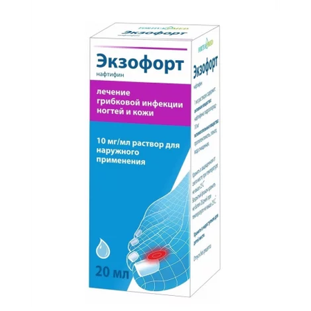 ЭКЗОФОРТ ФЛ., Р-Р НАР., 1% 20МЛ