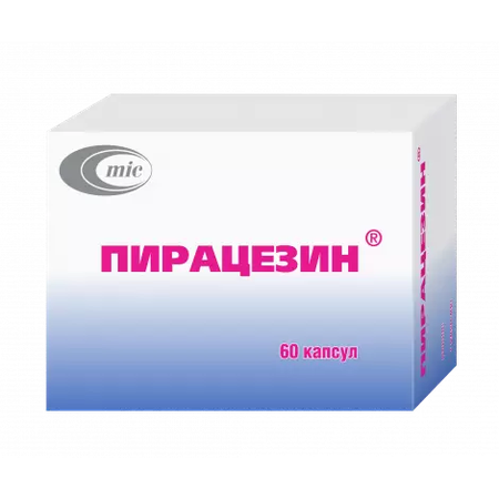 ПИРАЦЕЗИН КАПС., 400МГ/25МГ, №60
