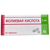 ФОЛИЕВАЯ КИСЛОТА ТАБЛ., 1МГ, №50