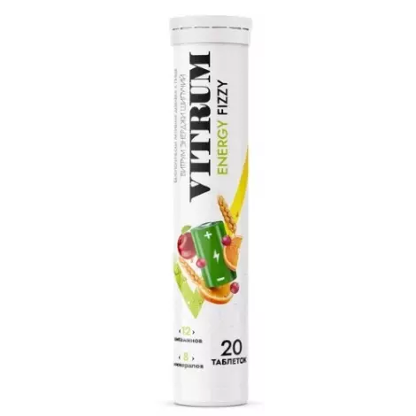 ВИТРУМ ЭНЕРДЖИ ТАБЛ.ШИП., 3,8Г, №20