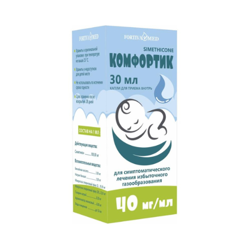 КОМФОРТИК ФЛ., КАПЛИ, 40МГ/МЛ 30МЛ