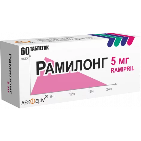 РАМИЛОНГ ТАБЛ., 5МГ, №60