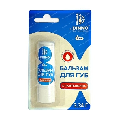 БАЛЬЗАМ Д/ГУБ DR.DINNO С ПАНТЕНОЛОМ 3,34Г