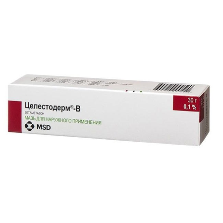 ЦЕЛЕСТОДЕРМ-В МАЗЬ, ТУБА, 0,1% 30Г