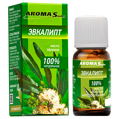 ЭВКАЛИПТА МАСЛО ЭФИРНОЕ, 10МЛ