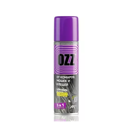 АЭРОЗОЛЬ РЕПЕЛЛЕНТ. OZZ 3В1 УП., 150МЛ