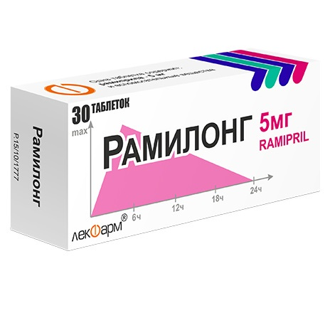 РАМИЛОНГ ТАБЛ., 5МГ, №30