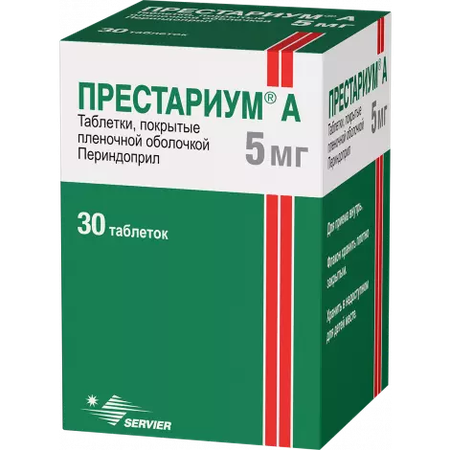 ПРЕСТАРИУМ А ТАБЛ.П/О, 5МГ, №30