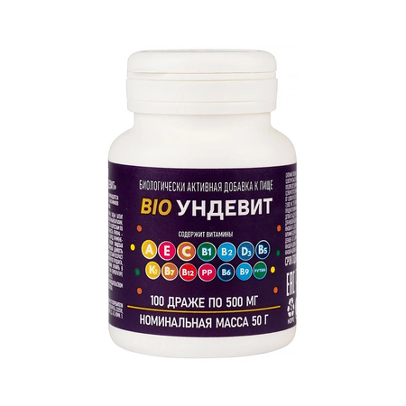 BIO УНДЕВИТ БАД ДРАЖЕ, №100