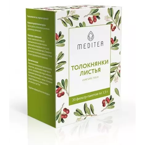 ТОЛОКНЯНКИ ЛИСТЬЯ ФИЛЬТР-ПАКЕТ, 1,5Г, №20