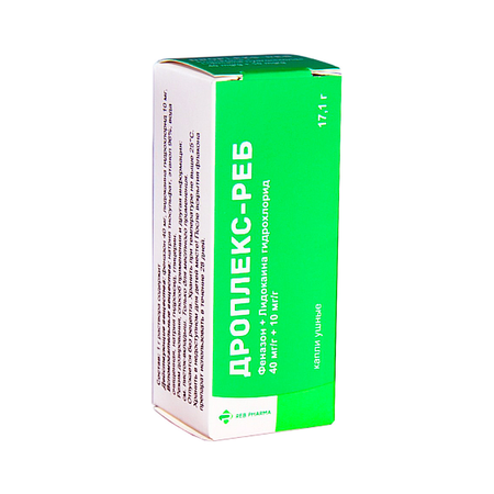 ДРОПЛЕКС Ф-КАП., КАПЛИ УШН., 17,1Г