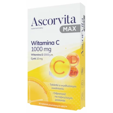 АСКОРВИТА ОПТИ МАКС ТАБЛ., 1386МГ, №30
