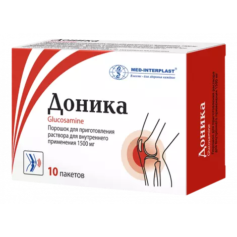 ДОНИКА ПАК., ПОР., 1500МГ, №10