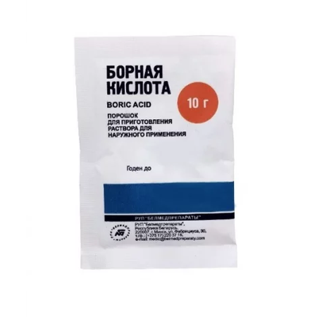 БОРНАЯ КИСЛОТА ПОР.НАР., 10Г