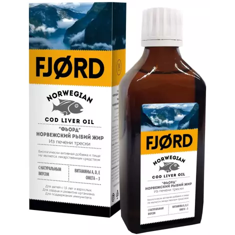РЫБИЙ ЖИР FJORD НОРВЕЖСКИЙ НАТУР. УП., 100МЛ
