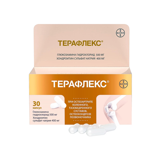 ТЕРАФЛЕКС КАПС., 500МГ/400МГ, №30